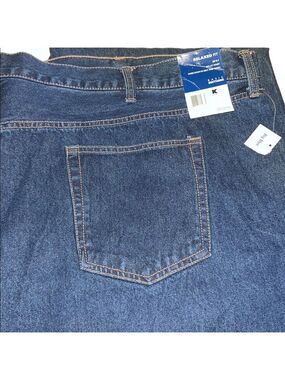 Basic Editions Relaxed Fit Plus Size Blue Jeans